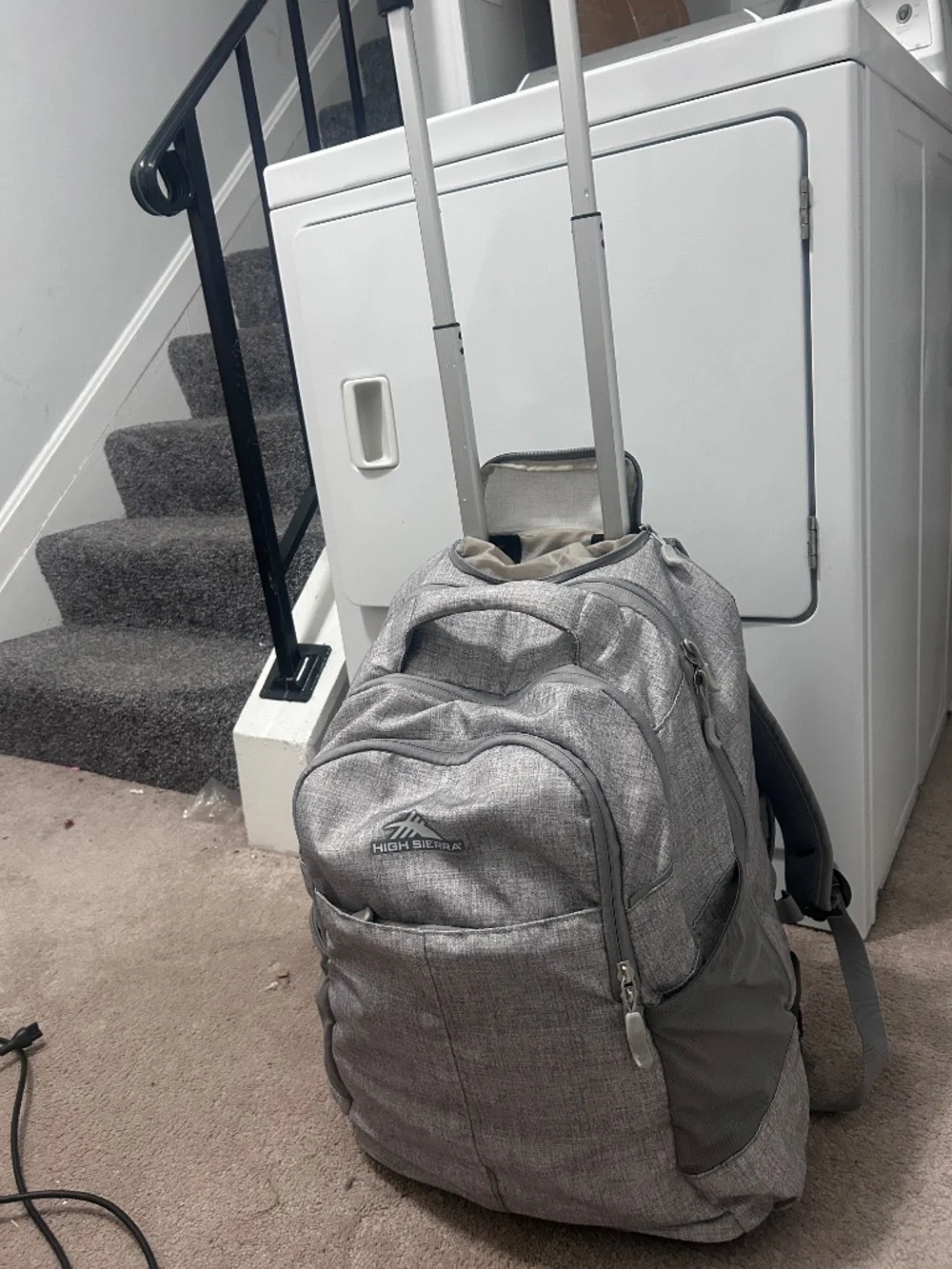 High Sierra Powerglide Pro Backpack, Silver Heather